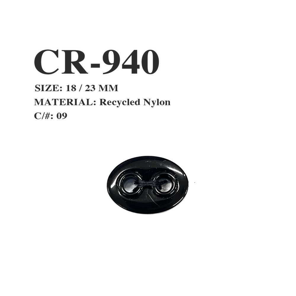 CR-940 Fishing Net Recycled Nylon Pig Nose Cord End[Buckles And Ring] Morito