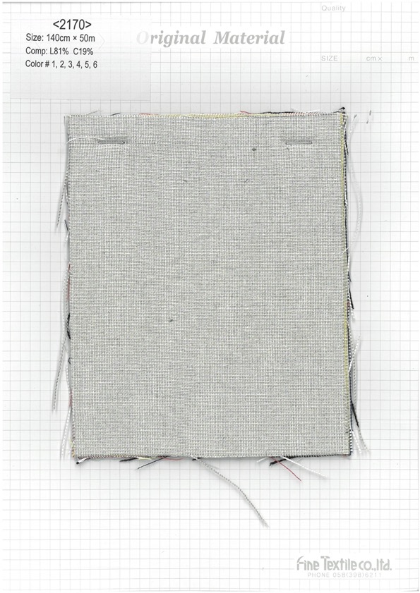 2170 Linen Cord Cloth[outlet][Textile / Fabric] Fine Textile