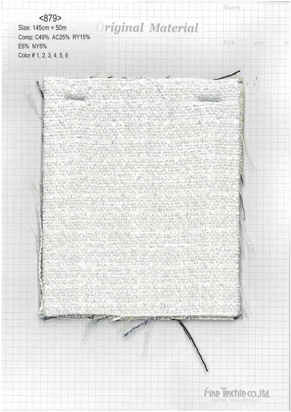 879 Lame Herringbone Fancy Tweed[Textile / Fabric] Fine Textile