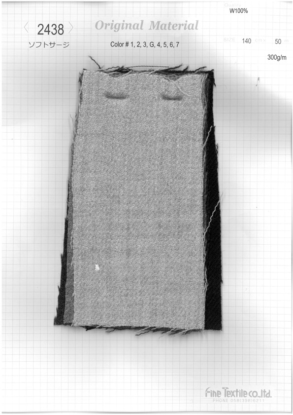 2438 Soft Serge[Textile / Fabric] Fine Textile