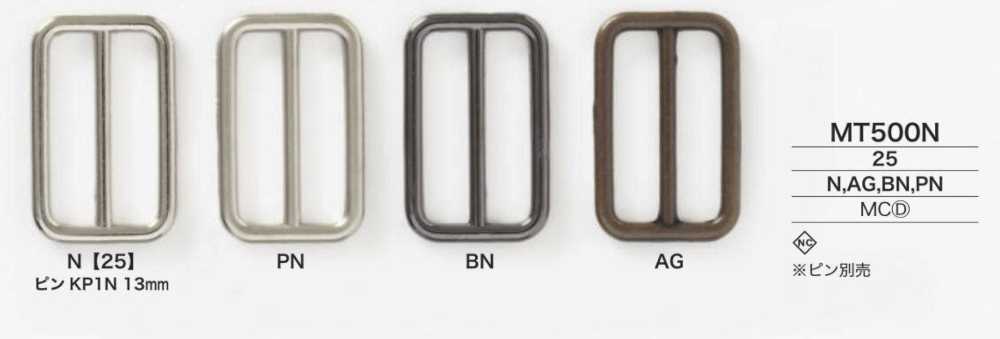 MT500N Die-cast Through-type Buckle[Buckles And Ring] IRIS