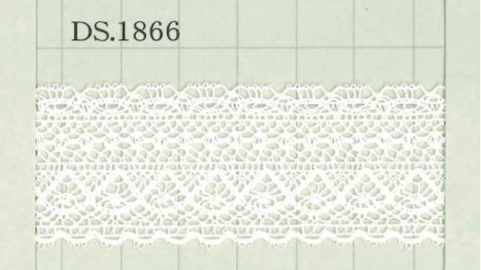 DS1866 Cotton Lace Width: 28mm Daisada