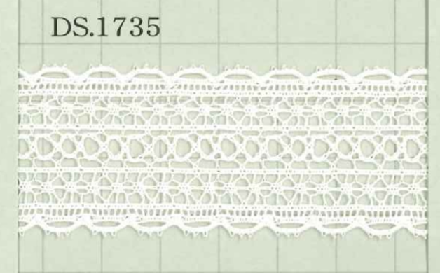 DS1735 Cotton Lace Width: 30mm Daisada