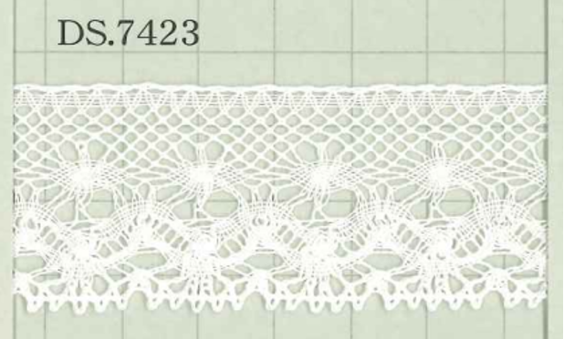 DS7423 Cotton Lace Width: 30mm Daisada