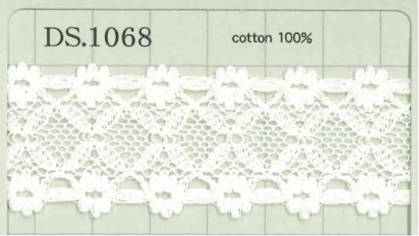 DS1068 Cotton Lace Width: 28mm Daisada