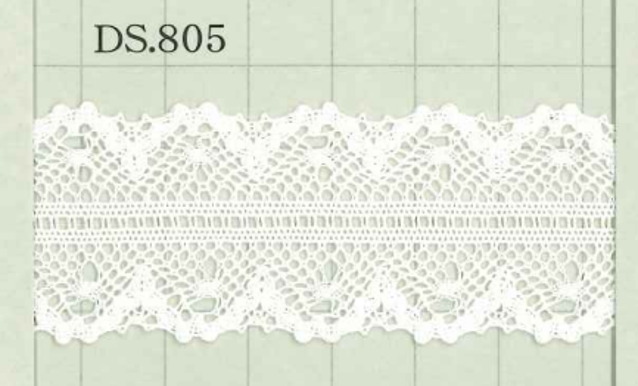 DS805 Cotton Lace Width: 30mm Daisada