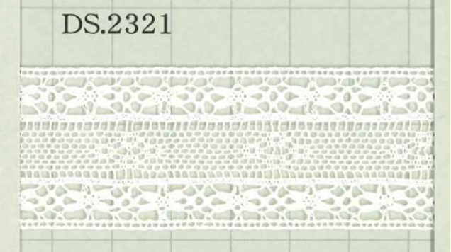 DS2321 Cotton Lace Width: 28mm Daisada