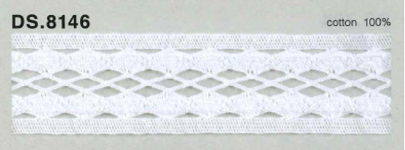 DS8146 Cotton Lace Width: 26mm Daisada
