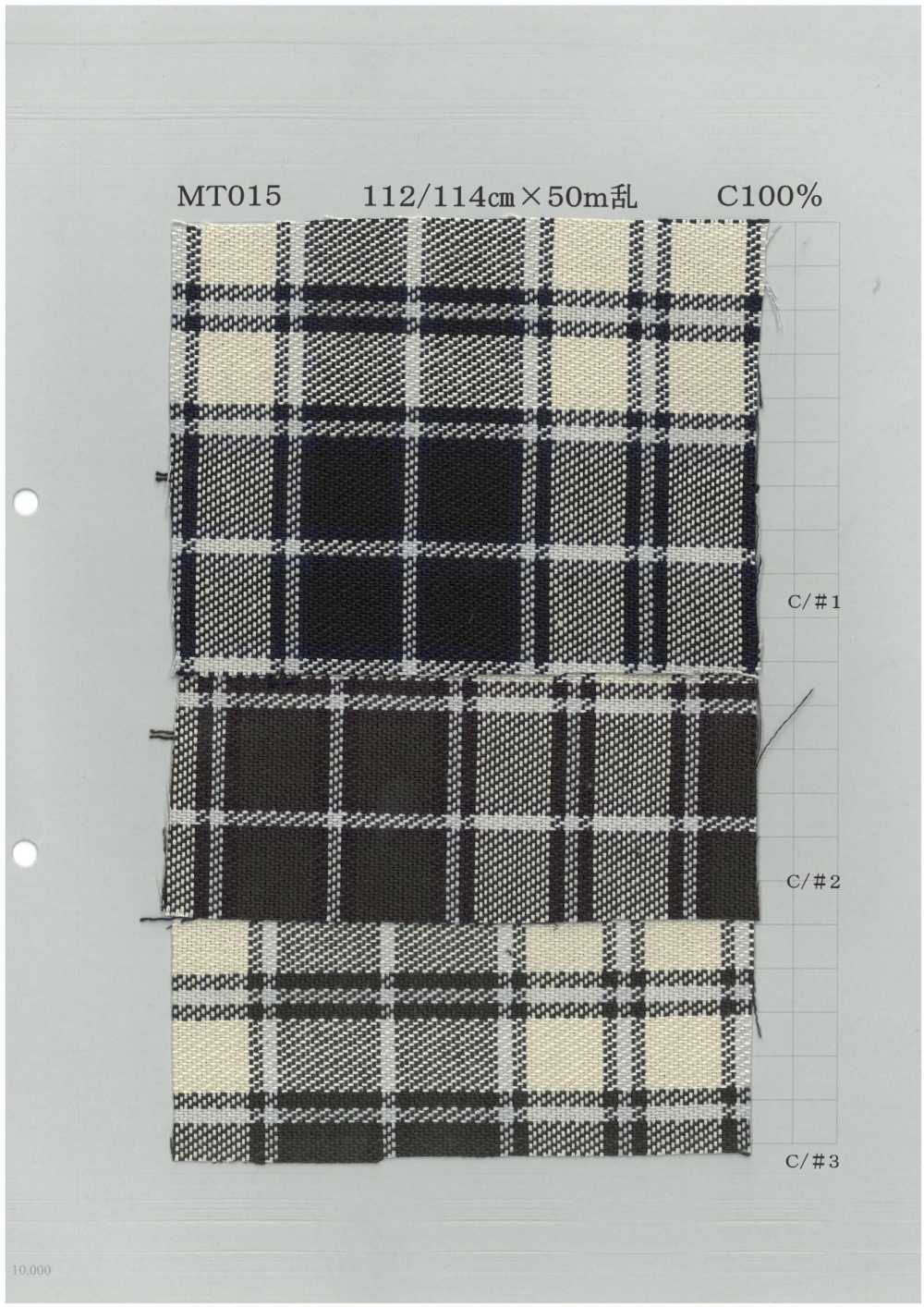 MT015 Cotton Tartan[Textile / Fabric] Yoshiwa Textile
