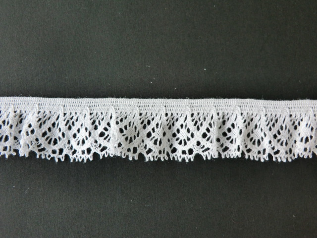 DS.1028-S Lace Lace Gathers Off White 20mm Daisada