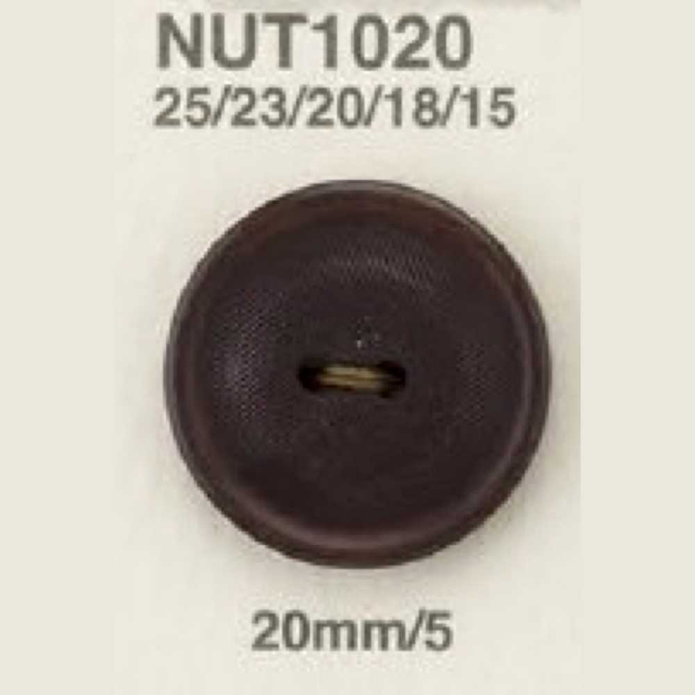 NUT1020 Nut-made Two-hole Button IRIS