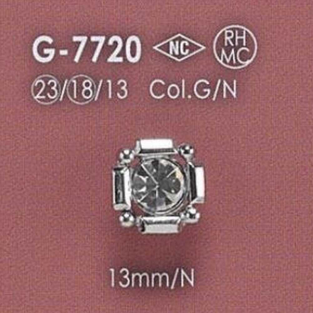 G7720 Glass/cast Half-circle Button IRIS