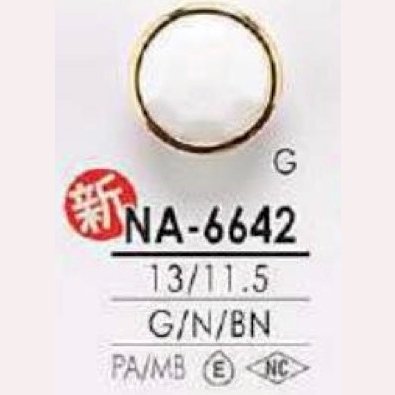 NA6642 Nylon Resin/brass Tunnel Foot Button IRIS