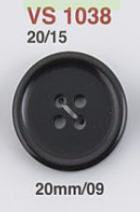 VS1038 Polyester Resin 4-hole Button IRIS