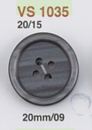 VS1035 Polyester Resin 4-hole Button IRIS