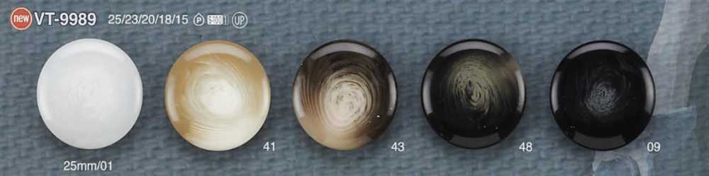 VT9989 Polyester Resin Tunnel Foot Button IRIS