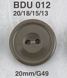 BDU012 Polyester Resin Two-hole Button IRIS