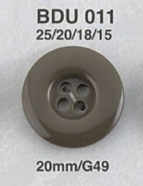 BDU011 Polyester Resin 4-hole Button IRIS