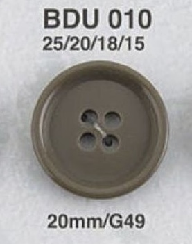 BDU010 Polyester Resin 4-hole Button IRIS