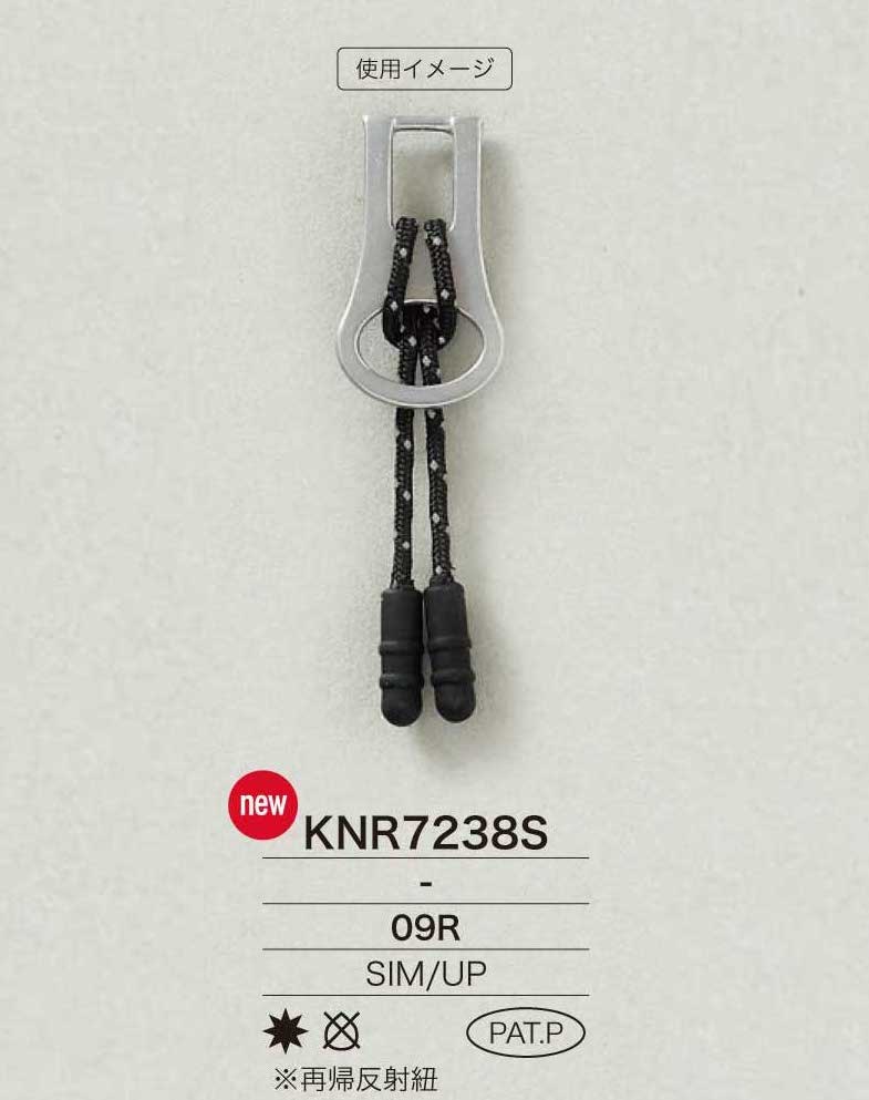 KNR7238S Mirable (Silicone)/polyester Resin Zipper Point IRIS