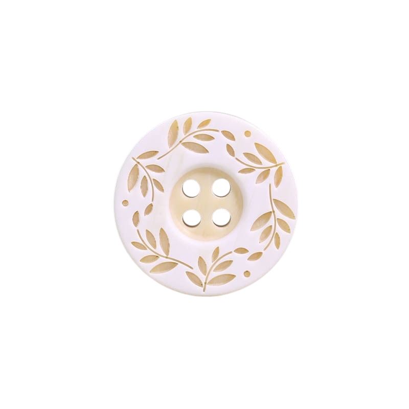 VT9974 Polyester Resin 4-hole Button IRIS