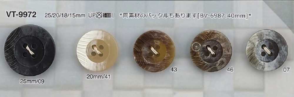 VT9972 Polyester Resin 4-hole Button IRIS