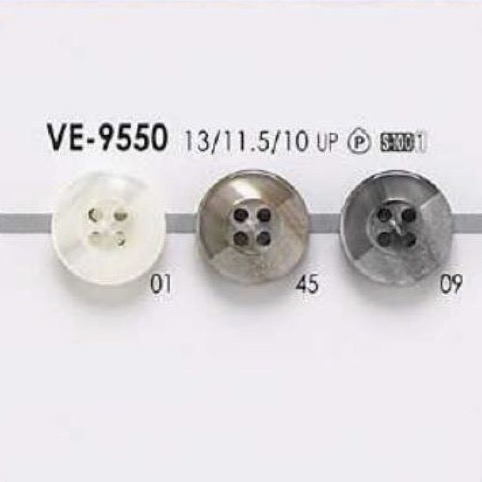 VE9550 Polyester Resin 4-hole Button IRIS