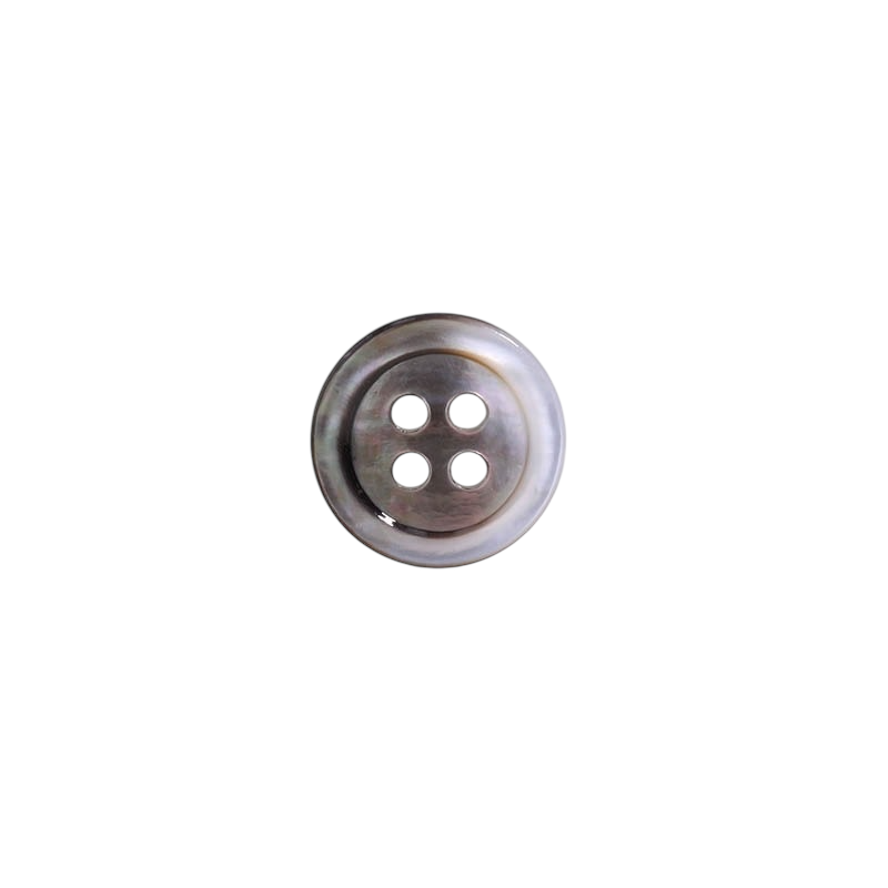 UBL17 Mother Of Pearl Shell Lipped Shell Button With 4 Holes On The Front IRIS