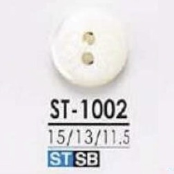 ST1002 Takase Shell 2-hole Button With Ribbon IRIS