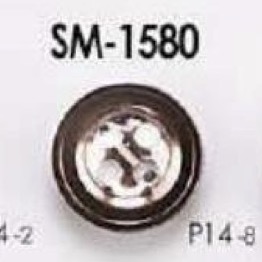 SM1580 Brass 4-hole Button IRIS