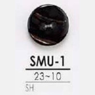 SMU1 Mother Of Pearl Shell 2-hole Button IRIS