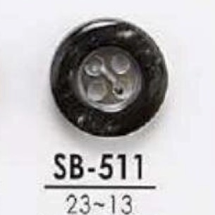 SB511 Mother Of Pearl Shell Shell Button With 4 Holes On The Front IRIS