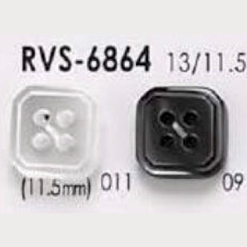 RVS6864 Polyester Resin 4-hole Button IRIS