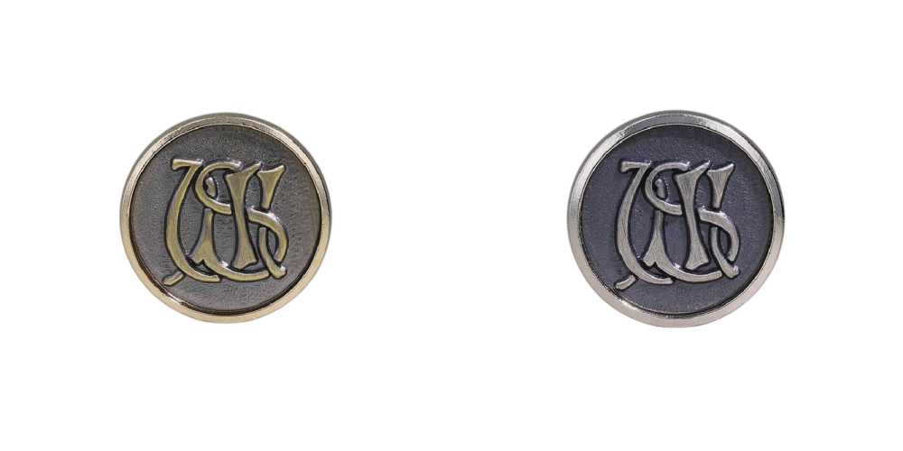 NO781 Die-cast/brass Other Buttons IRIS