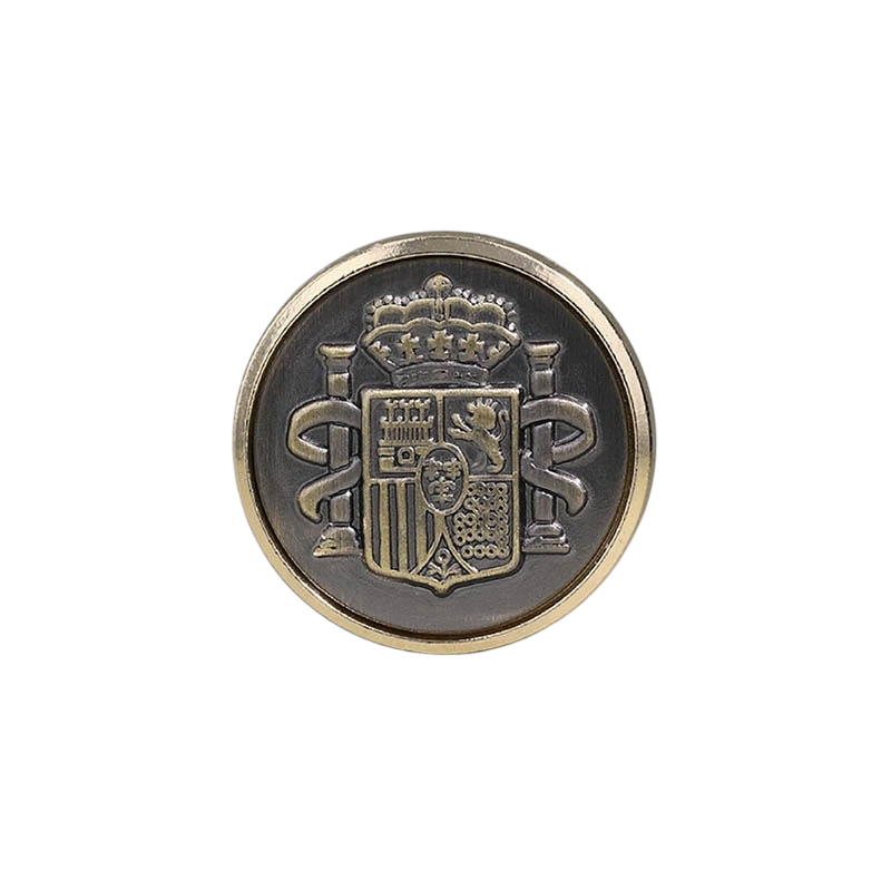 NO780 Die-cast/brass Other Buttons IRIS