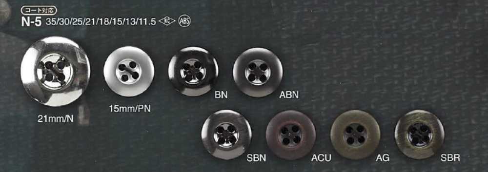 N5 ABS Resin 4-hole Button IRIS