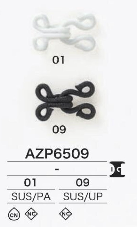 AZP6509 Stainless Steel/nylon/polyester Spring Hook IRIS