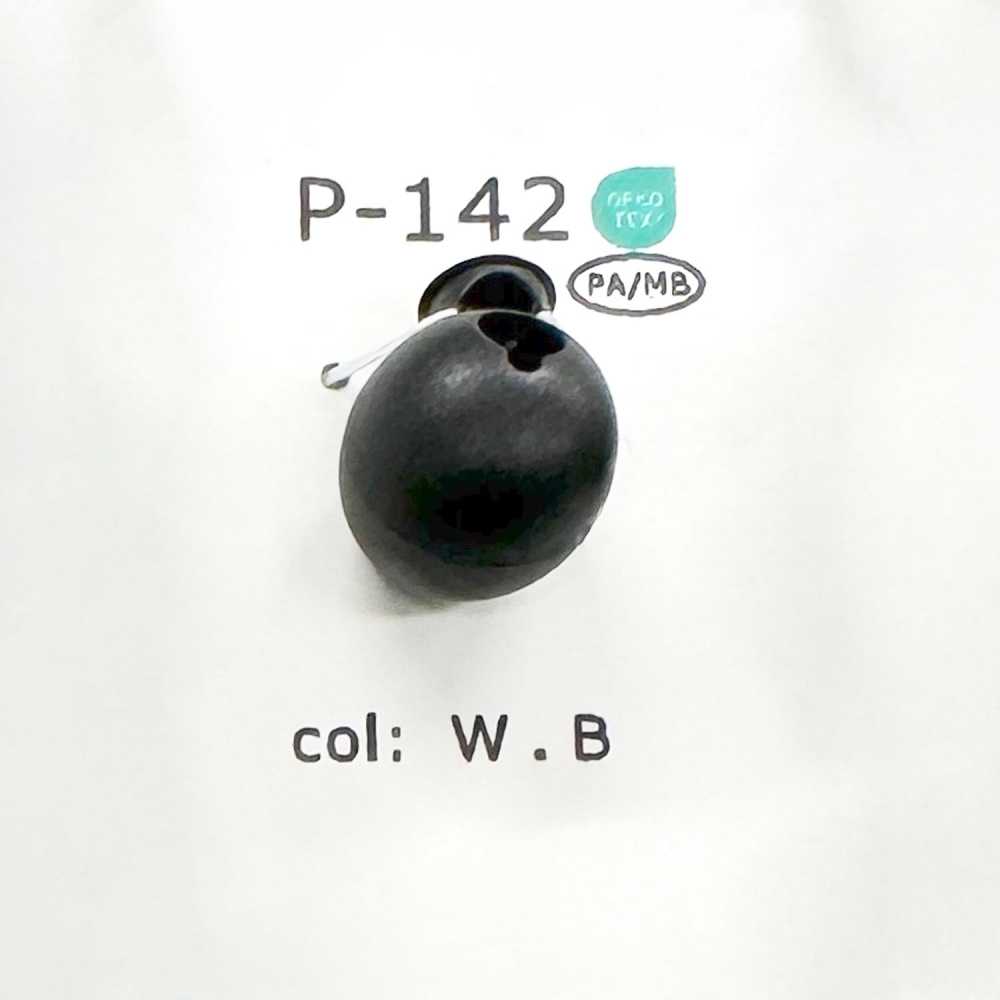 P142 Nylon Resin Round 1-hole Cord Stopper[Buckles And Ring] DAIYA BUTTON