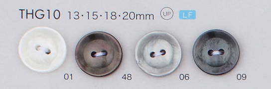 THG10 Polyester Resin 2-hole Button