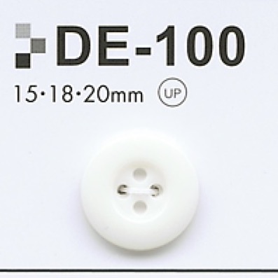 DE100 Polyester Resin 4-hole Button DAIYA BUTTON