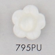 795PU 2-hole Flower-shaped Plastic Button DAIYA BUTTON