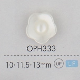 OPH333 2-hole Flower-shaped Plastic Button DAIYA BUTTON