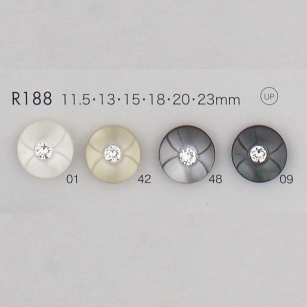 R188 Polyester Resin Buttons DAIYA BUTTON