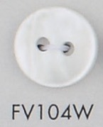 FV104W Polyester Resin 2-hole Button