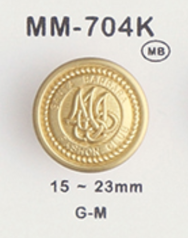 MM704K Metal Button DAIYA BUTTON