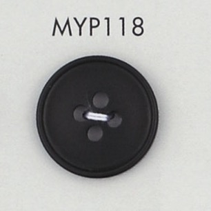 MYP118 Polyester Resin Bordered 4-hole Button DAIYA BUTTON