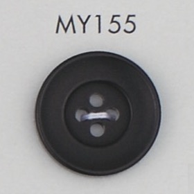 MY155 Polyester Resin Buffalo-style 4-hole Button DAIYA BUTTON