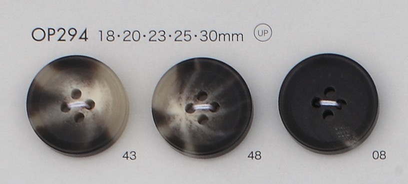 OP294 Polyester Resin 4-hole Button