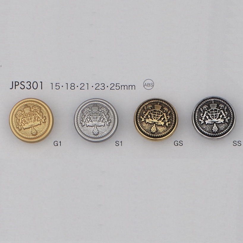 JPS301 ABS Resin Plated Buttons DAIYA BUTTON