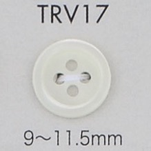 TRV17 4-hole, Bordered Shell Button DAIYA BUTTON